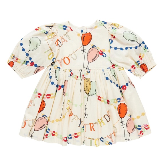 🎈Pink Chicken Garland Brooke Birthday Dress 🎈 - Picture 1 of 8